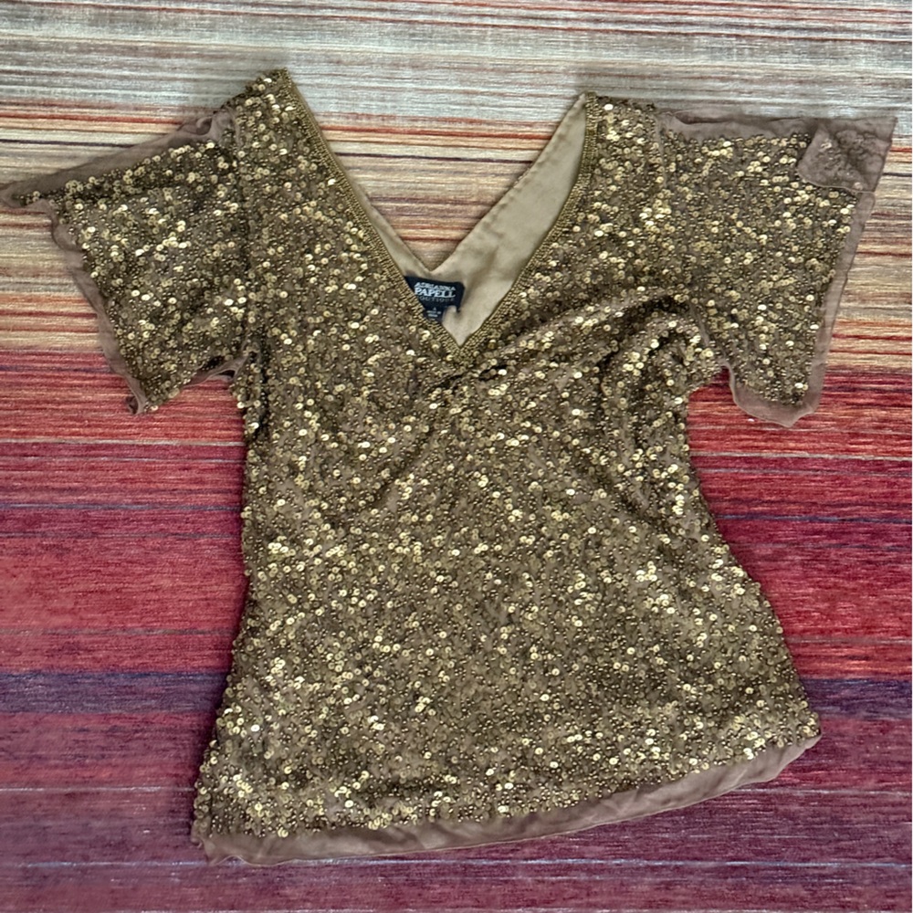 Adrianna papell beaded top